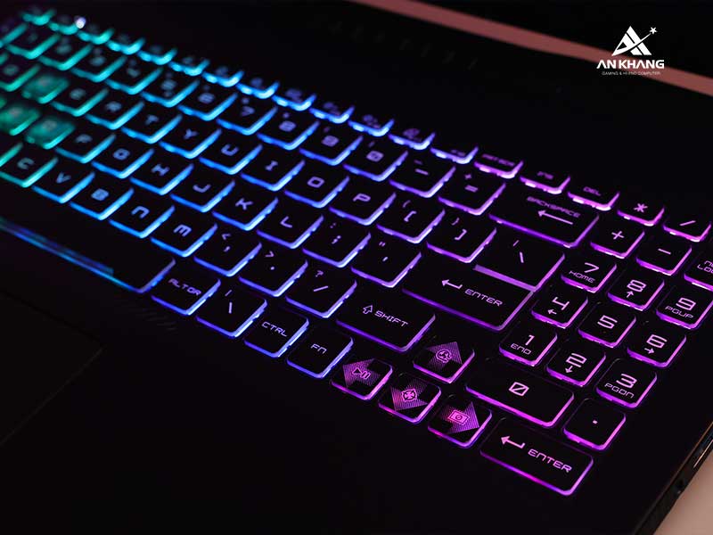 MSI Katana 15 B13UDXK-2410VN với bàn phím RGB 4 vùng nổi bật