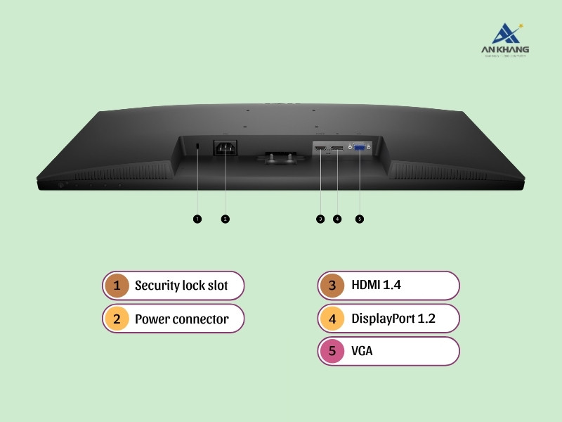 Màn hình Dell Pro E2725HM kết nối linh hoạt với mọi thiết bị cũ và mới