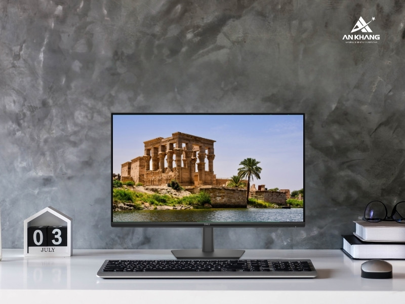 Màn hình Dell Pro E2725HM với thiết kế tối giản, phù hợp mọi không gian