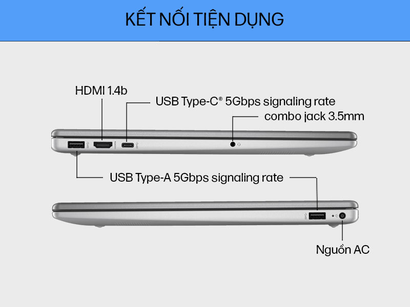 Laptop HP 250 G10 A06E9PT - Kết nối