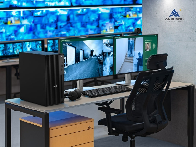 Máy tính để bàn Dell Pro Tower QCT1250 71076109 đa dạng cổng kết nối