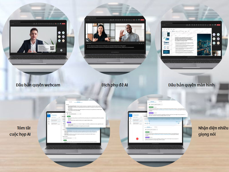 Sức mạnh AI toàn diện của AI ExpertMeet được trang bị trong laptop ASUS ExpertBook P1