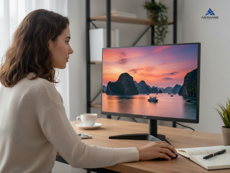 M&agrave;n h&igrave;nh AOC 25B36X trang bị c&ocirc;ng nghệ bảo vệ mắt tối ưu