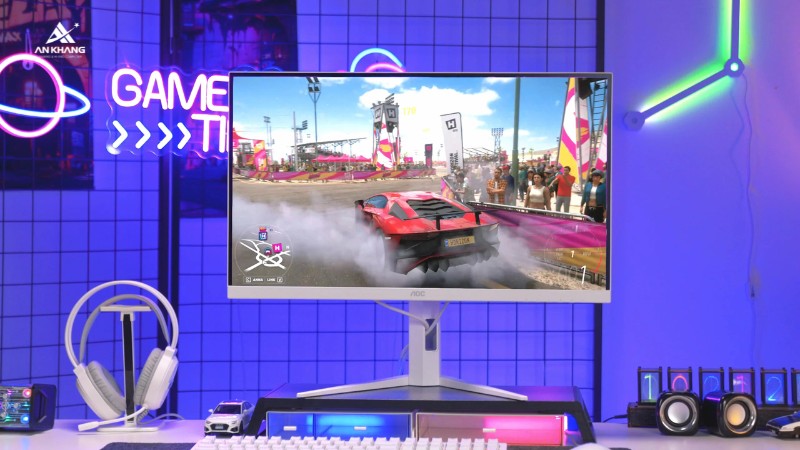 Màn hình gaming AOC Q27G4SL/WS với thiết kế công thái học linh hoạt, dễ setup