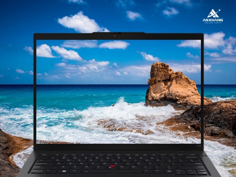 Laptop Lenovo ThinkPad L14 Gen 6 21S60021VA hiển thị rõ nét với góc nhìn rộng