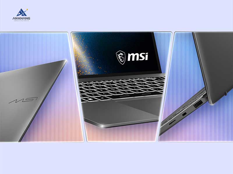 Laptop MSI Prestige 13 AI+ A3MG-036VN nổi bật với thiết kế siêu nhẹ chỉ 899g