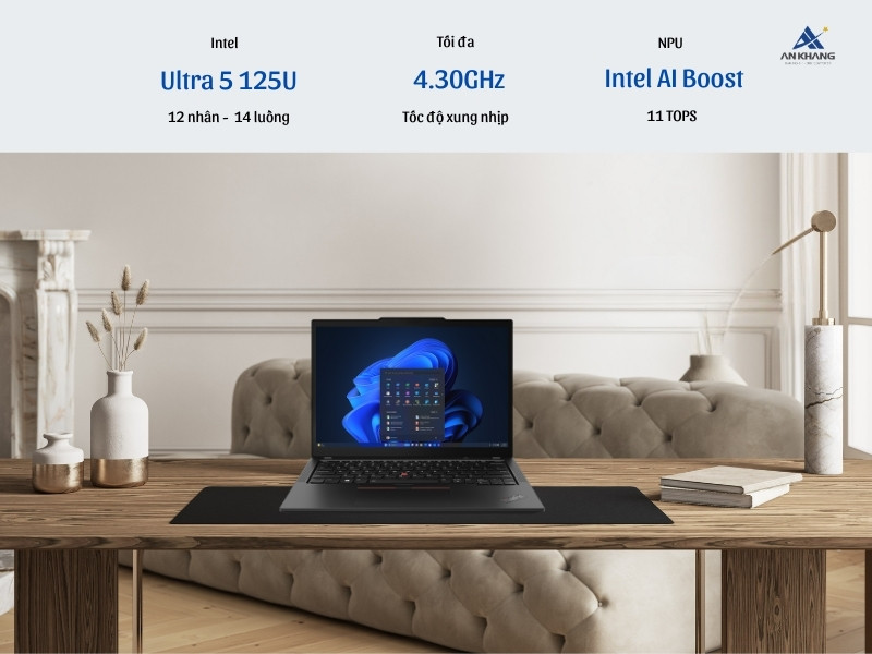 Lenovo ThinkPad X13 Gen 5 21LVS62000 với hiệu năng thế hệ mới tích hợp AI thông minh