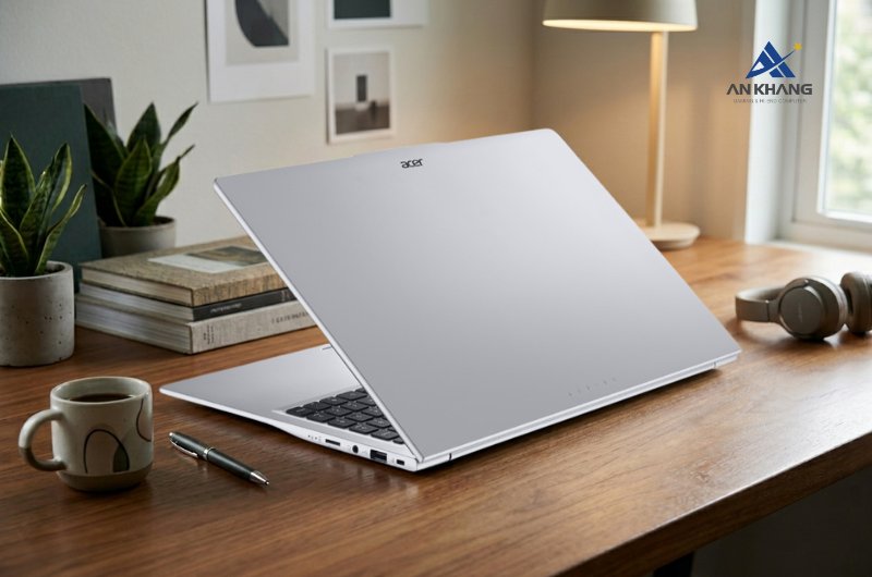 Laptop Acer Aspire Lite 15 AL15-46P-R73C NX.JXMSV.001 nổi bật với thiết kế mỏng nhẹ cùng bản lề mở 180 độ linh hoạt