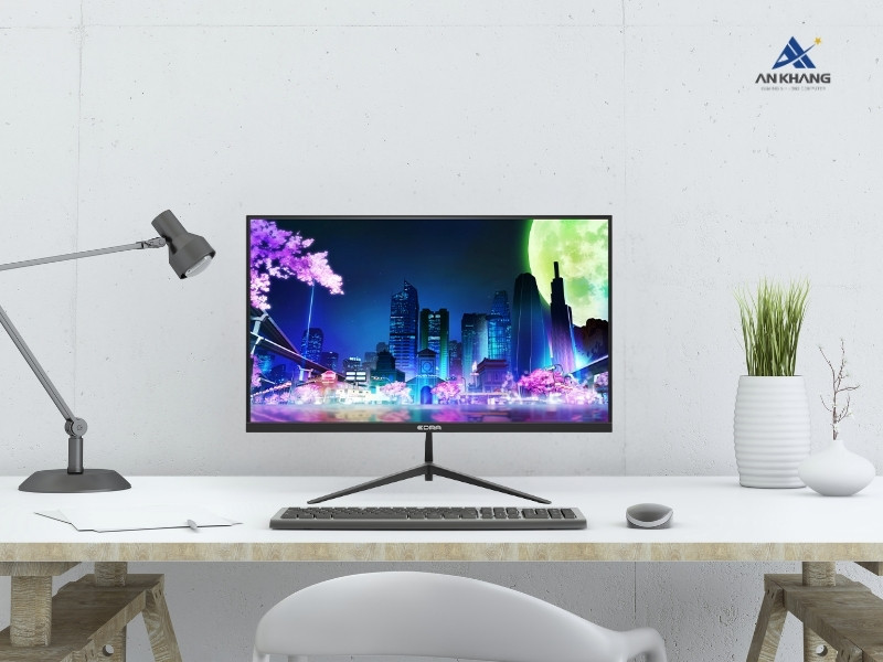 Màn hình gaming E-DRA EGM24F100H với thiết kế tối giản,