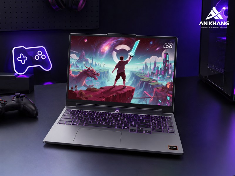 Laptop Lenovo LOQ 15AHP11 83TN0040VN – Sức Mạnh RTX 5050 Trong Thiết Kế Gaming Cá Tính