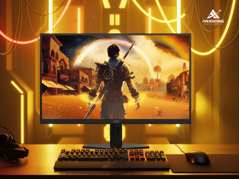 Màn hình Gaming AOC Q27G40XMN/74 với thiết kế tối giản, linh hoạt
