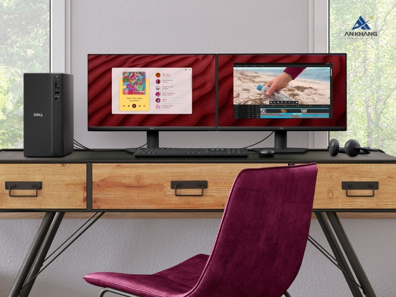 Máy tính để bàn Dell Tower ECT1250 71069157 kết nối đa dạng