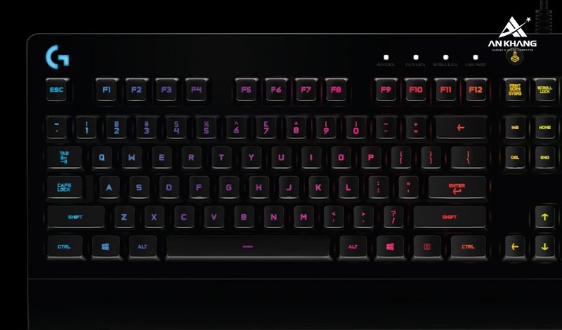 Bàn phím gaming Logitech G213 Prodigy RGB kết nối USB 2.0 có dây cho đường truyền ổn định