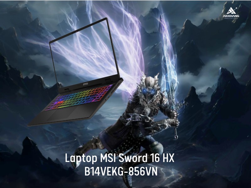 Laptop MSI Sword 16 HX B14VEKG-856VN - Laptop gaming với sức mạnh đột phá dành cho game thủ và nhà sáng tạo