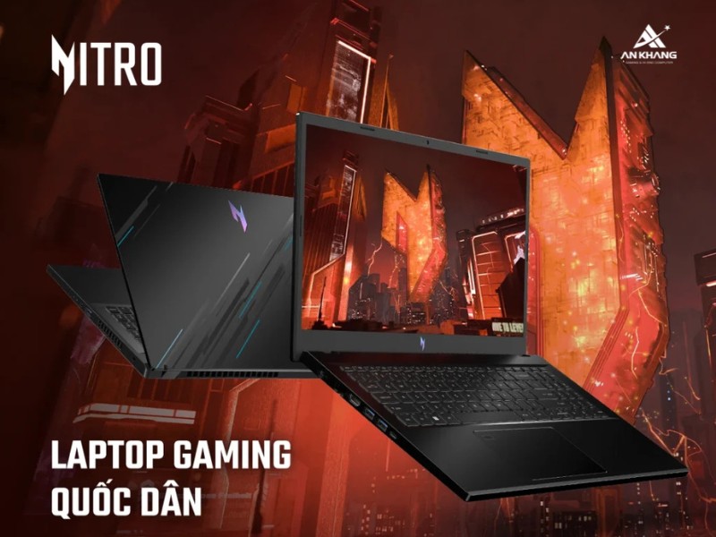 Laptop Gaming Acer Nitro V ANV15-51-91T5 NH.QQESV.009 - Laptop gaming hiệu năng cao