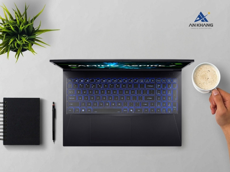 Acer Gaming Aspire 7 A715-59G-57TU NH.QX6SV.001 với bàn phím RGB 1 zone 15 màu tùy chỉnh rực rỡ