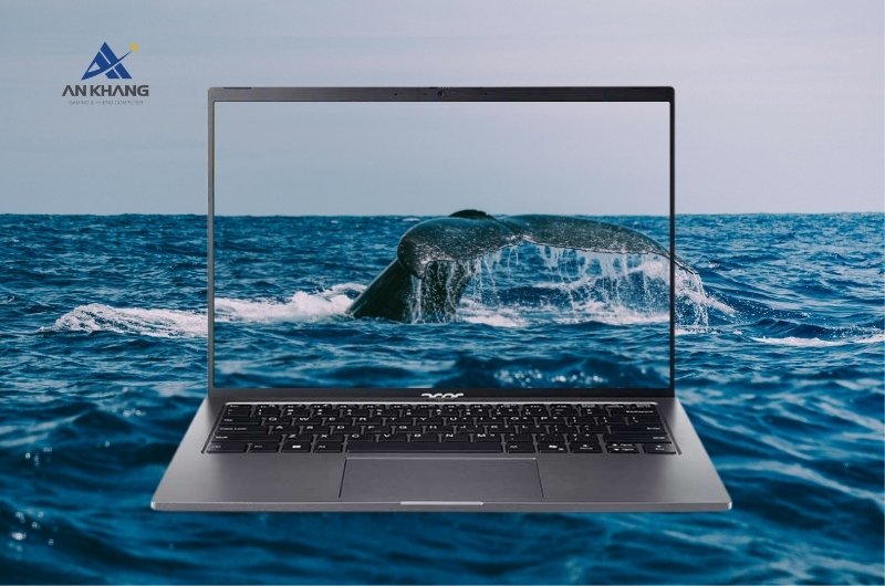 Laptop Acer Aspire Go 14 AI AG14-71M-7681 NX.JFWSV.002 với màn hình 14 inch 16:10 rộng rãi