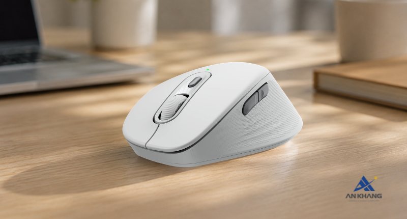 Chuột không dây Logitech Signature Comfort M840L White 4000DPI cho trải nghiệm điều khiển thoải mái, linh hoạt