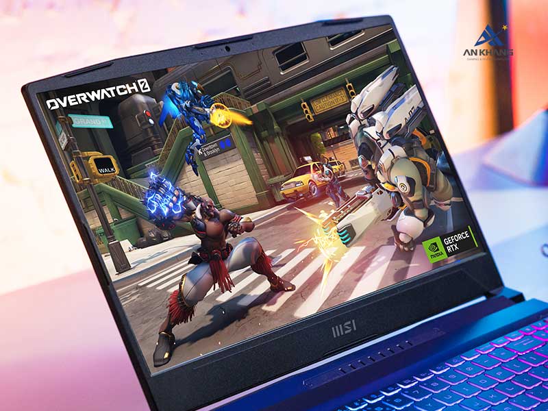 Laptop MSI Katana 15 B13VEK-252VN hiển thị sắc nét, mượt mà với màn hình 144Hz