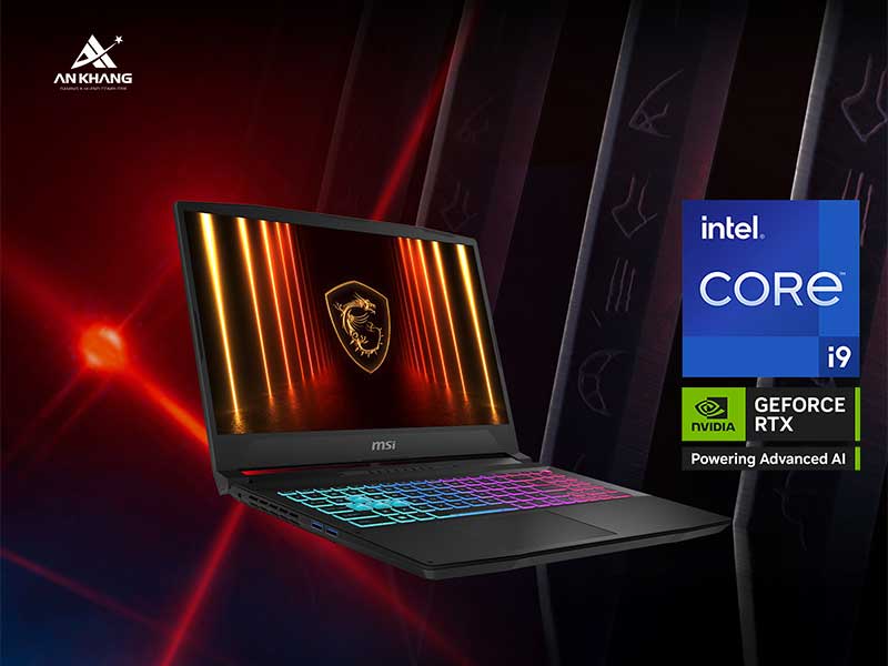 Laptop MSI Katana 15 HX B14WEK-295VN sở hữu hiệu năng khủng cân mọi tác vụ nặng
