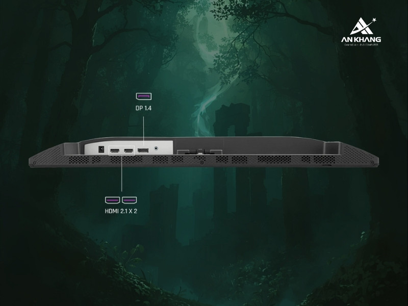 Màn hình gaming ViewSonic VX2425-HD-PRO kết nối đầy đủ, dễ tương thích