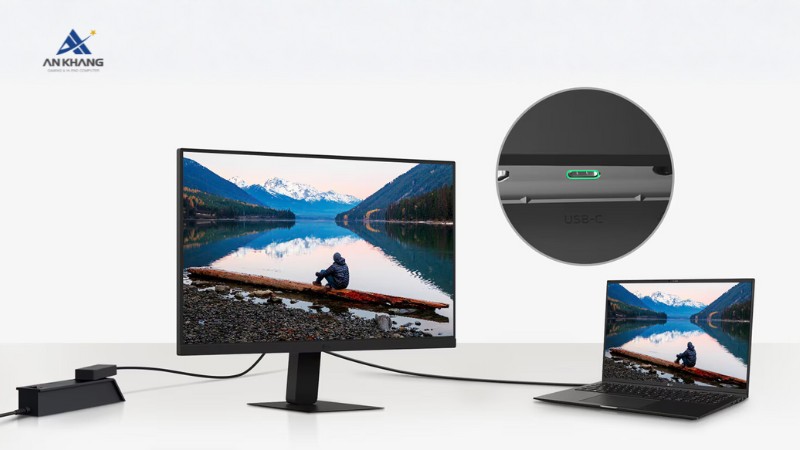 Màn hình LG 24U631A-B.ATVQ có cả USB-C tiện dụng