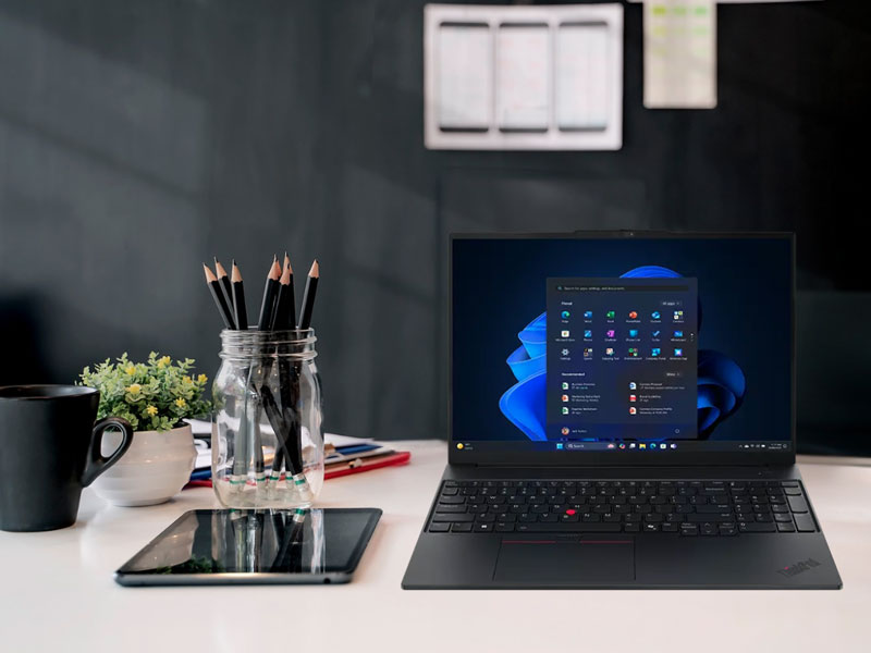 Lenovo ThinkPad E16 Gen 3 21SR002LVA mang thiết kế chuẩn doanh nhân, tinh tế, bền bỉ