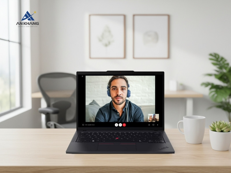 Laptop Lenovo ThinkPad T14 Gen 6 21QC0000VA trang bị âm thanh và webcam chất lượng cao