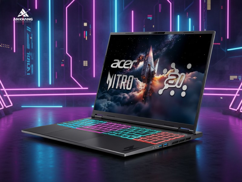 Laptop Acer Gaming Nitro 16S AI ProPanel AN16S-61-R193 NH.QXTSV.001 thiết kế gọn nhẹ