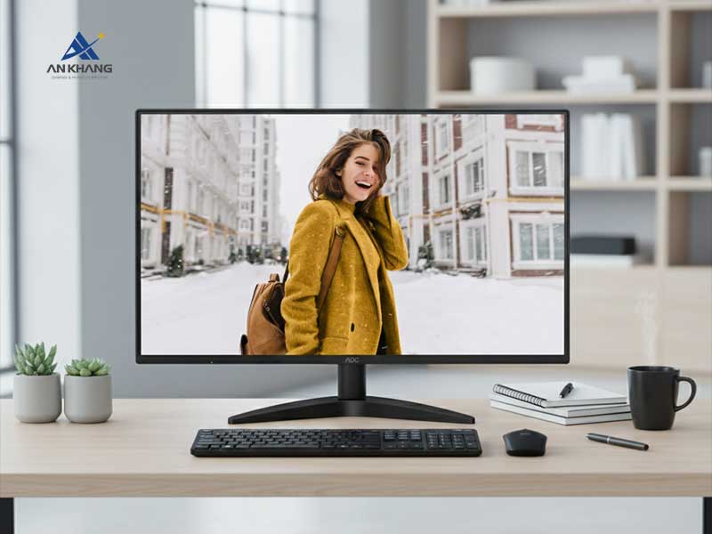 M&agrave;n h&igrave;nh AOC 24B36X/71 hiển thị đẹp, gi&aacute; tốt