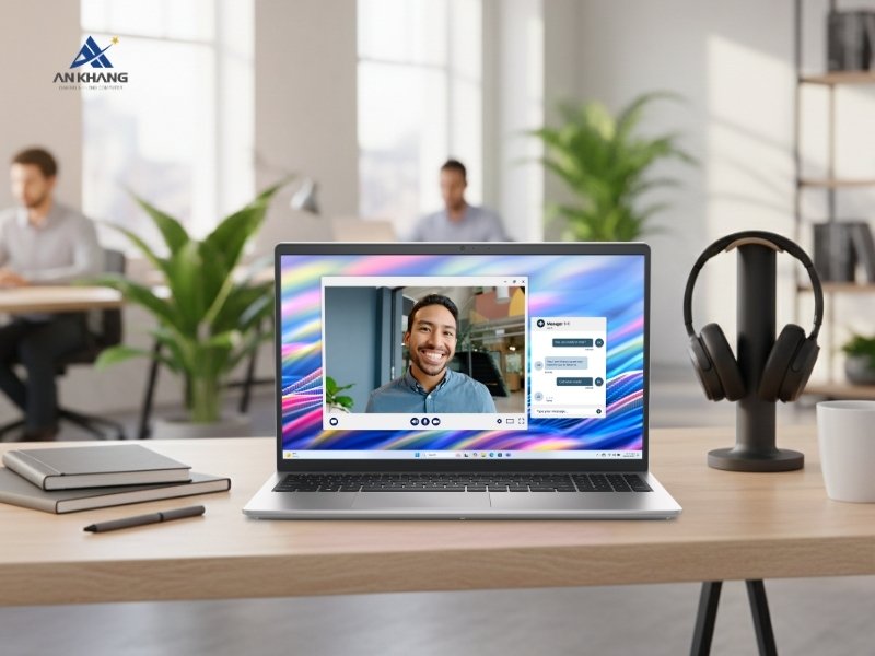 Laptop Dell 15 DC15250 71084746 tối ưu trải nghiệm giao tiếp trực tuyến