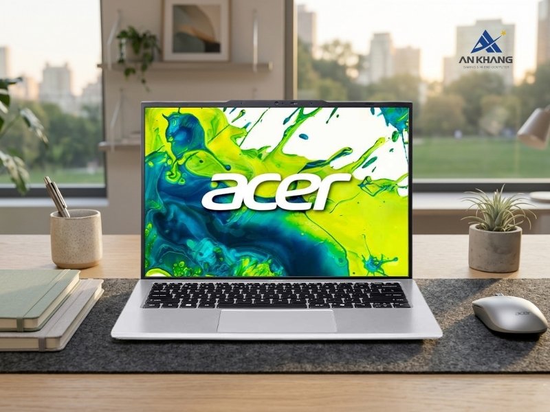 Laptop Acer Aspire Lite 14 AL14-52P-309T NX.D7ESV.001 mỏng nhẹ, pin lâu, dễ dàng nâng cấp