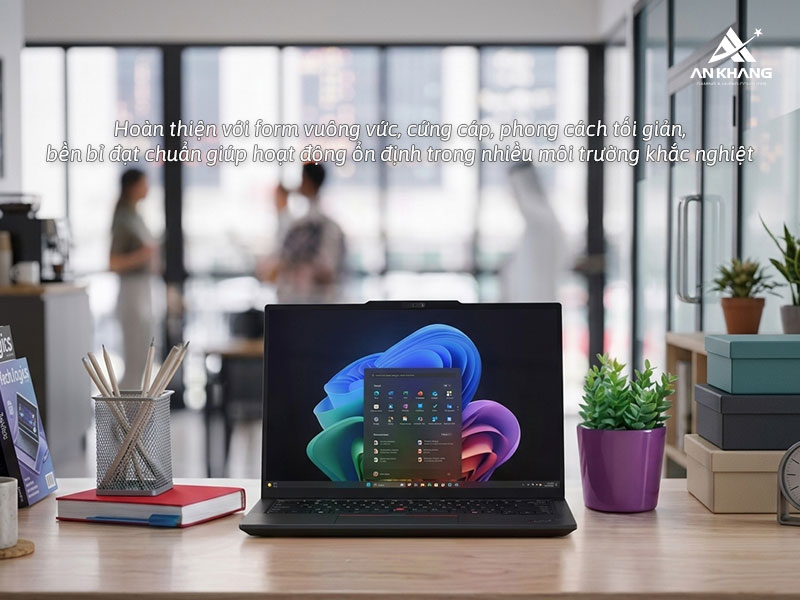 Lenovo ThinkPad E14 Gen 7 21U2003LVA là laptop doanh nhân được thiết kế mỏng nhẹ, tối giản nhưng bền bỉ, khả năng di động cao