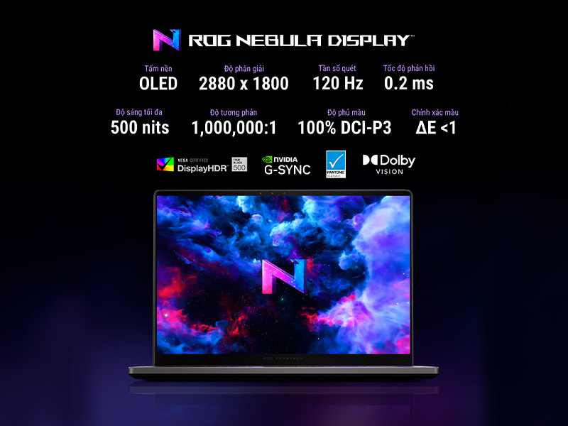 ASUS ROG Zephyrus G14 GA403WR-QS156WS được trang bị m&agrave;n h&igrave;nh l&yacute; tưởng cho những ai cần chất lượng hiển thị cao cấp, m&agrave;u chuẩn v&agrave; chuyển động mượt, từ game thủ đến designer, editor chuy&ecirc;n nghiệp