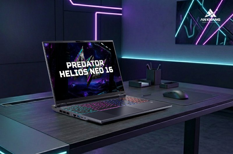 Laptop gaming Acer Predator Helios Neo 16 PHN16-I31-50H7 NH.U4SSV.001 sở hữu khả năng nâng cấp khủng