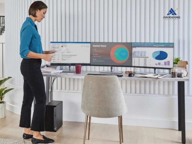 Máy tính để bàn HP Pro Tower 400 G9 9H1T7PT với thiết kế Tower nhỏ gọn