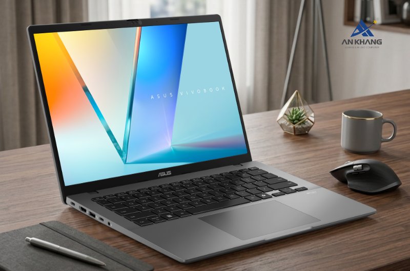 Laptop ASUS Vivobook S14 S3407CA-SF913W sở hữu thiết kế mỏng nhẹ chỉ 1.40 kg