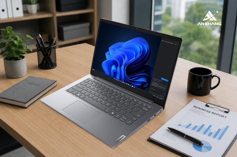 Laptop Lenovo V14 G5 IRL 83HD005JVN trang bị hiệu năng mạnh mẽ cùng khả năng nâng cấp linh hoạt