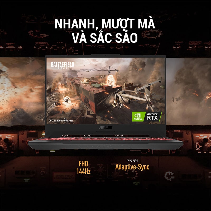 Màn hình chơi game ASUS TUF Gaming F15 FX507ZC4-HN095W