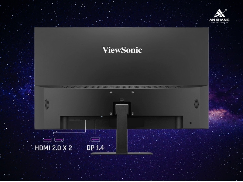 ViewSonic VX2757A-HD-PRO trang bị các cổng kết nối cơ bản