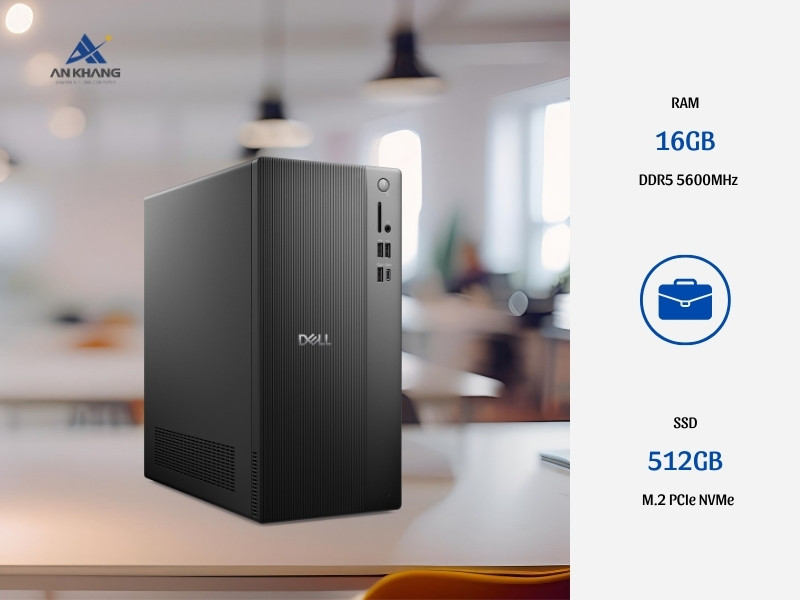 Dell Tower ECT1250 DT-14700-16-512G với bộ nhớ và lưu trữ nâng cấp linh hoạt