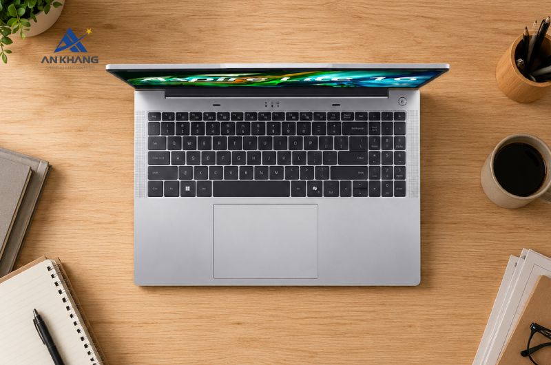 Laptop Acer Aspire Lite 16 Gen 2 AL16-52P-76DU NX.J2SSV.005 mỏng nhẹ, dễ mang theo khi di chuyển