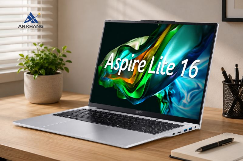 Acer Aspire Lite 16 Gen 2 AL16-52P-76DU NX.J2SSV.005 trang bị chip U-series ổn định, tiết kiệm điện năng