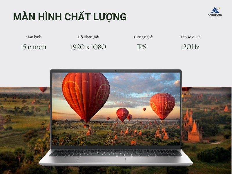 Laptop Dell Inspiron 3530 với màn hình 15.6 inch FHD sắc nét