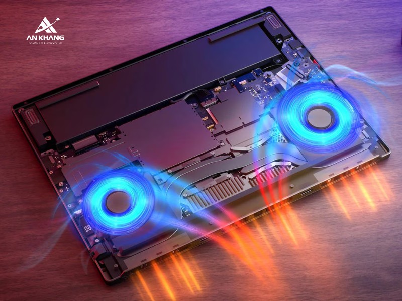 Laptop Lenovo Legion 5 15AHP10 83M00030VN tản nhiệt hiện đại, hiệu quả