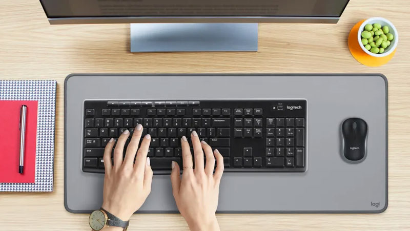 Bộ bàn phím chuột không dây Logitech MK270r (920-006314)