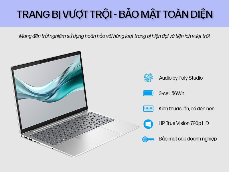 Laptop HP Elitebook 630 G11 A7LL8PT - Trang bị vượt trội, bảo mật toàn diện