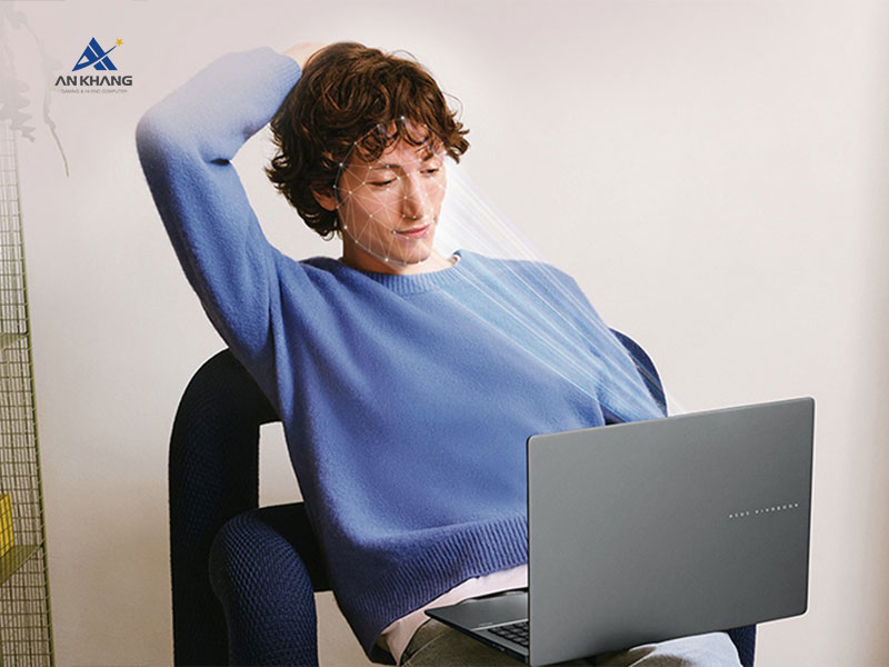 Laptop ASUS Vivobook S14 S3407QA-SF043WS trang bị bảo mật vững chắc