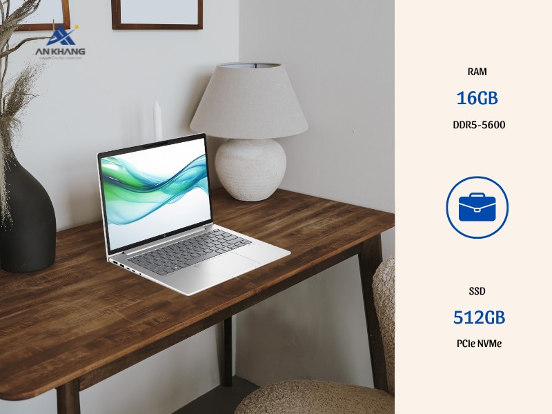 Laptop HP ProBook 440 G11 A74BLPA trang bị bộ nhớ và lưu trữ rộng rãi