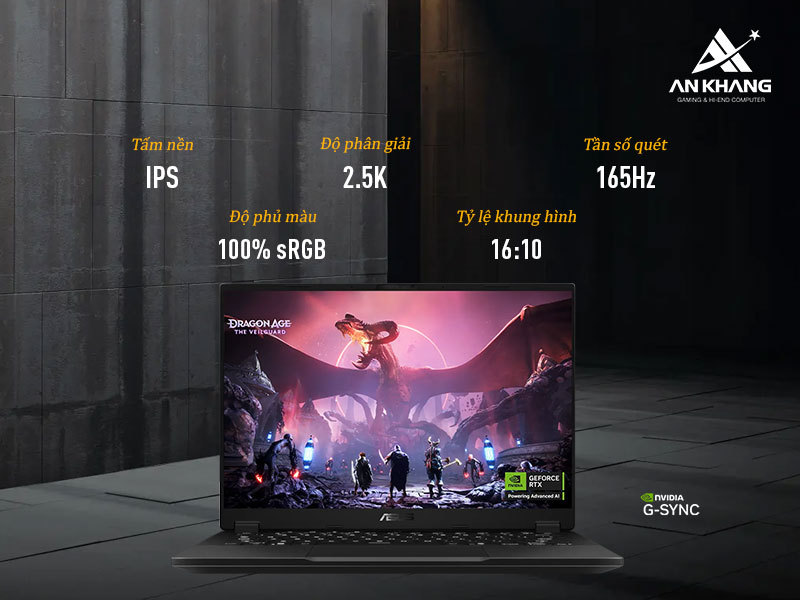 Bắt trọn từng khoảnh khắc trên màn hình 14 inch sắc nét mượt mà của ASUS TUF Gaming A14 FA401KM-RG010WS